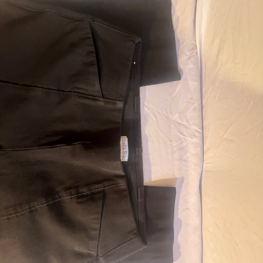 Elegant Black Straight Leg Pants